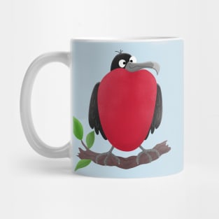 Funny magnificent frigate bird cartoon Mug